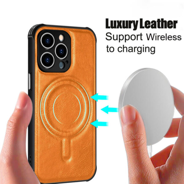 Leather Magsafe café - Imagen 3