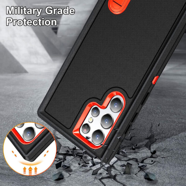 Hard case negro con naranja - Imagen 3