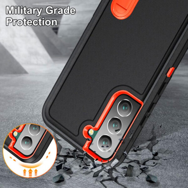 Hard case negro con naranja - Imagen 3
