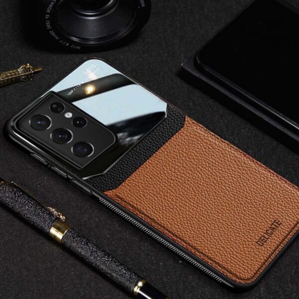 Hybrid Leather case café - Imagen 3