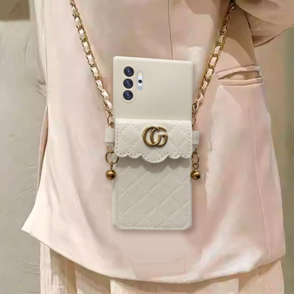 Leather Chain blanco - Imagen 3