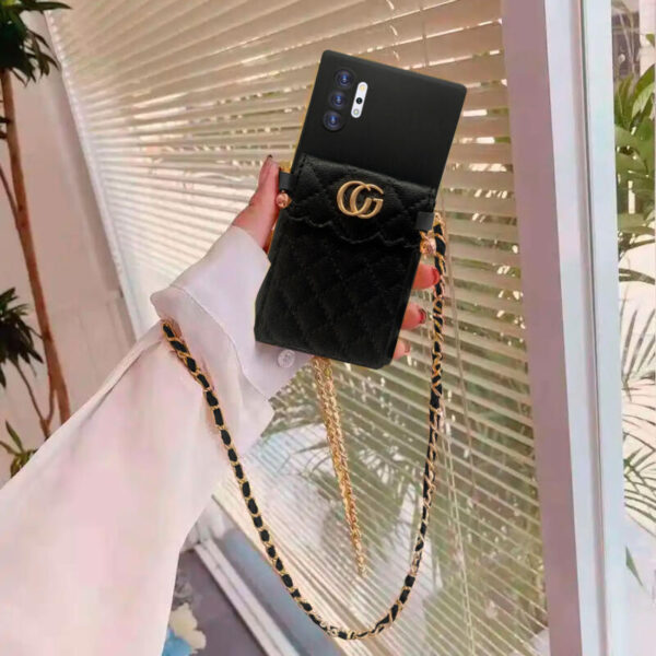 Leather Chain negro - Imagen 2