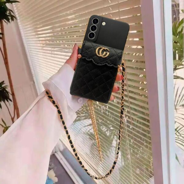 Leather Chain negro - Imagen 2
