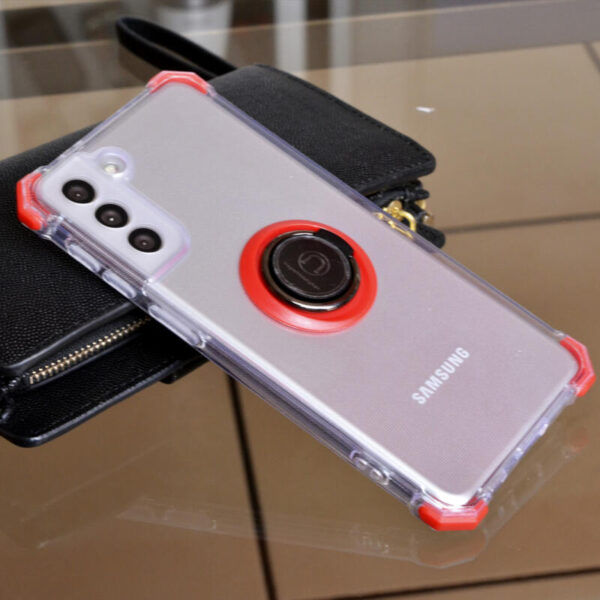 Protective Tpu con anillo rojo - Imagen 2