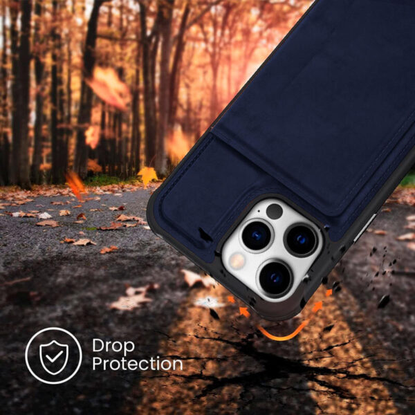 Wallet Leather azul case - Imagen 2