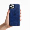 Leather Desing case azul - Imagen 2
