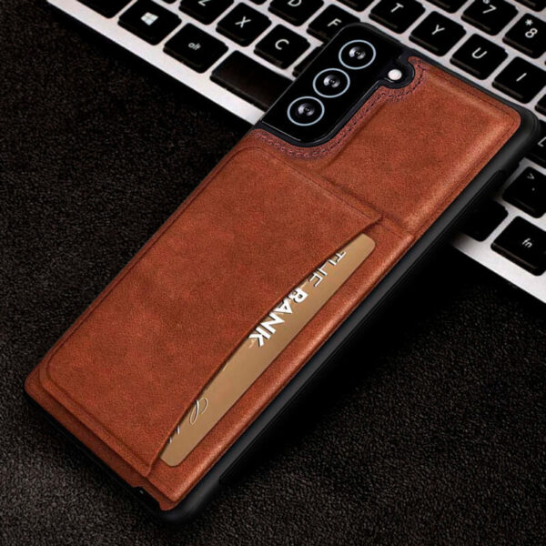 Wallet Leather case café - Imagen 2