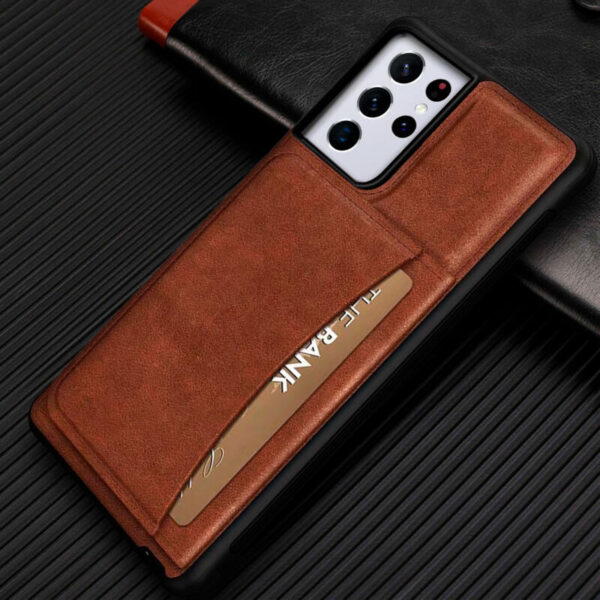 Wallet Leather case café - Imagen 2