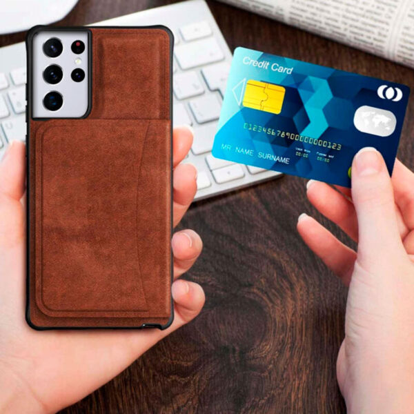 Wallet Leather case café - Imagen 3