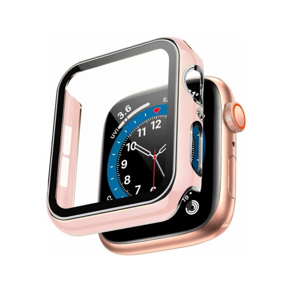 Screen Protector rosado con plateado 38/42/45mm