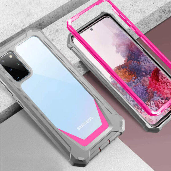 360° Guardian case gris con rosado - Imagen 3