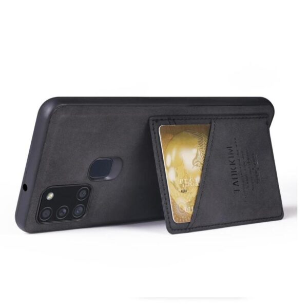 Black Card Holder Leather case - Imagen 2