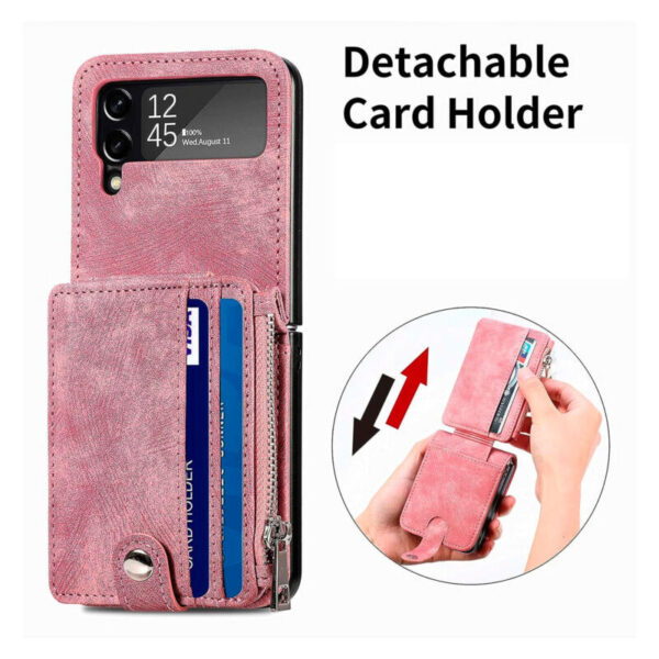 Card Slot Leather rosado - Imagen 2
