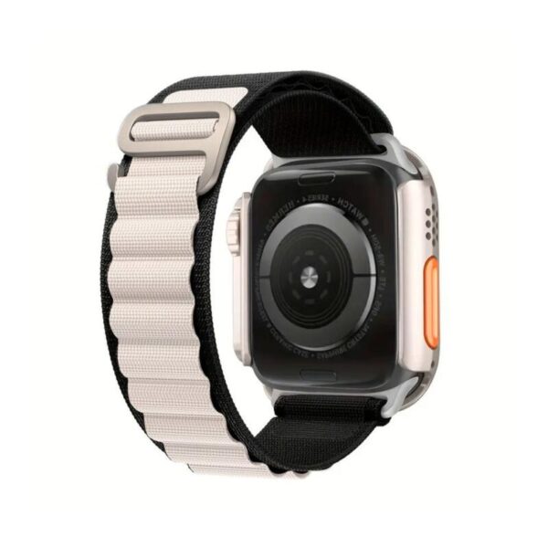Cloth Band negro con blanco 38/40/41/44/45/49 mm - Imagen 2