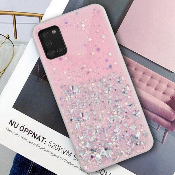 Glitter case rosado - Imagen 3