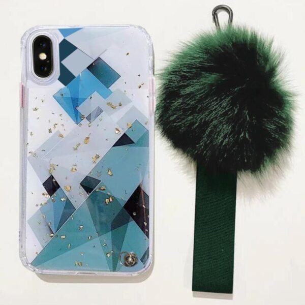 Glitter Shapes case verde - Imagen 3