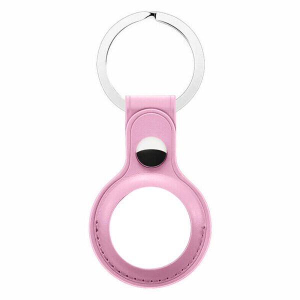 Leather Airtag rosado - Imagen 3