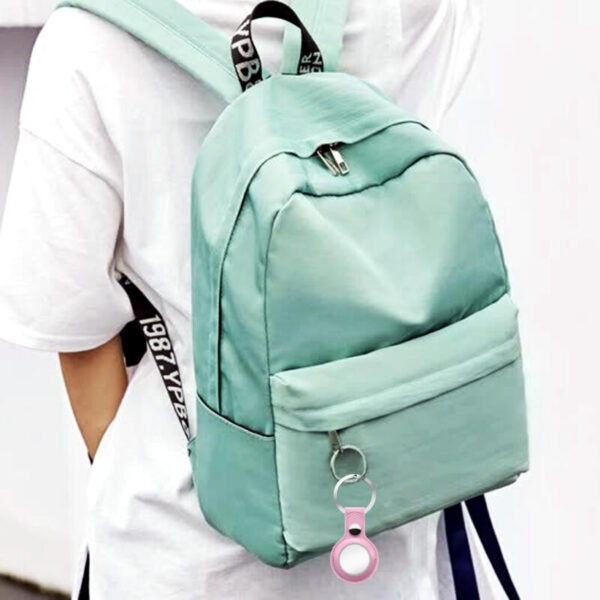Leather Airtag rosado - Imagen 4