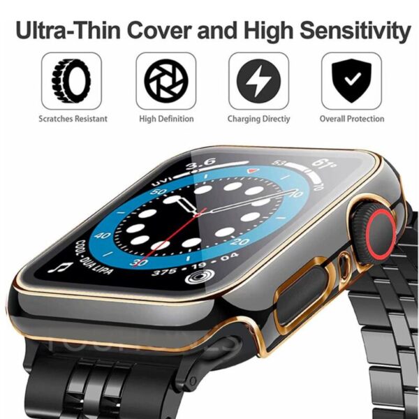 Screen Protector negro con dorado 38/42/45mm - Imagen 2