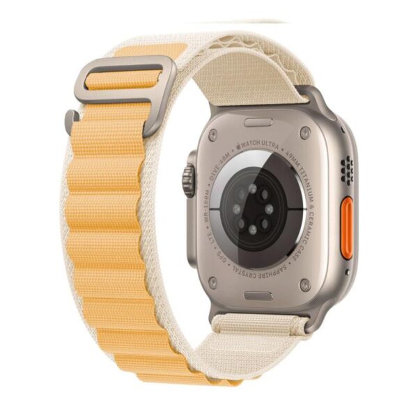 Cloth Band beige con amarillo 38/40/41/44/45/49 mm - Imagen 2