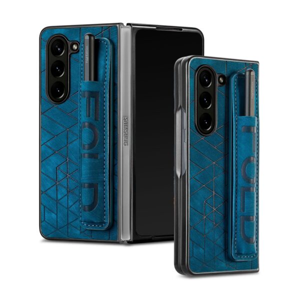 Shockproof Pen Holder azul