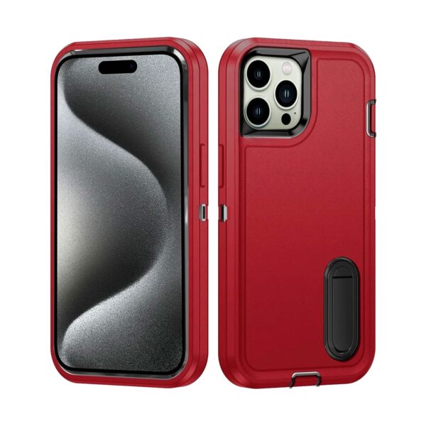 Hard case rojo y negro