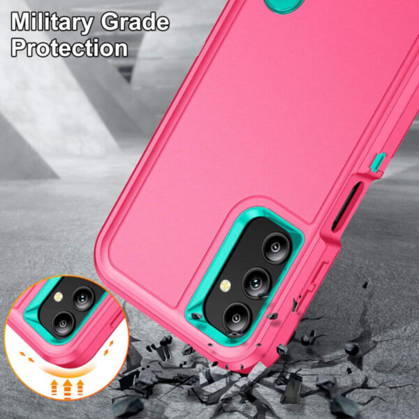Hard case fucsia con celeste - Imagen 3