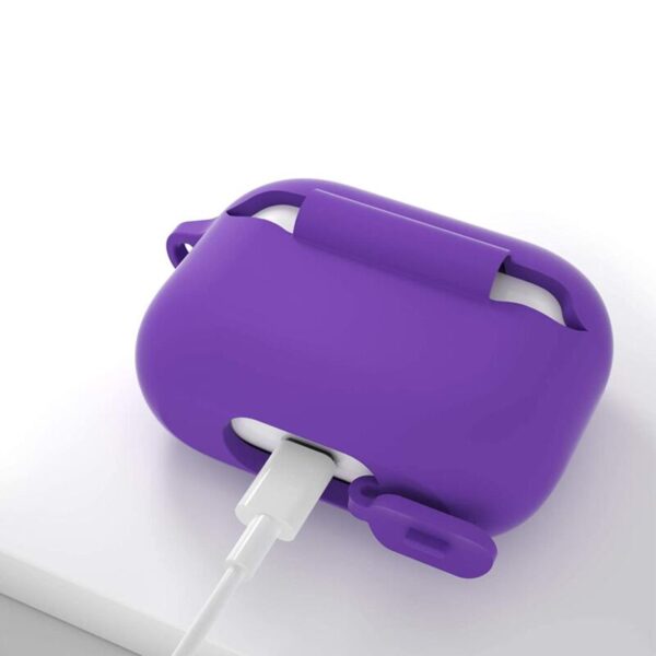 Silicon AirPods lila Pro / 3.ª generación - Imagen 3