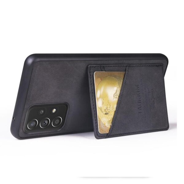 Black Card Holder Leather - Imagen 2