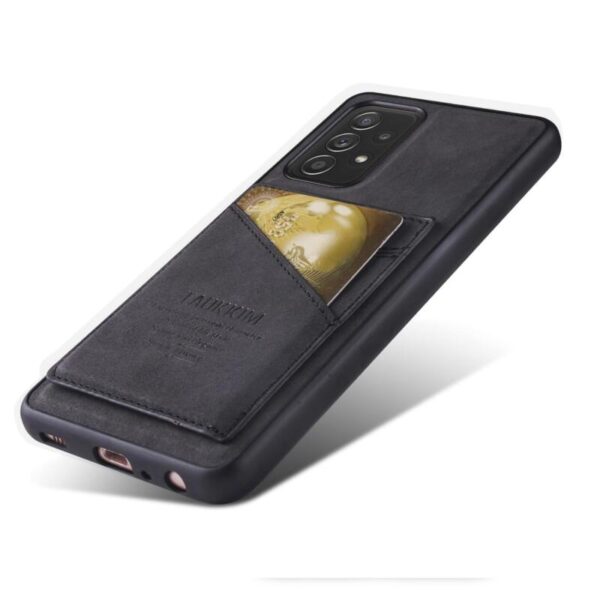 Black Card Holder Leather - Imagen 3