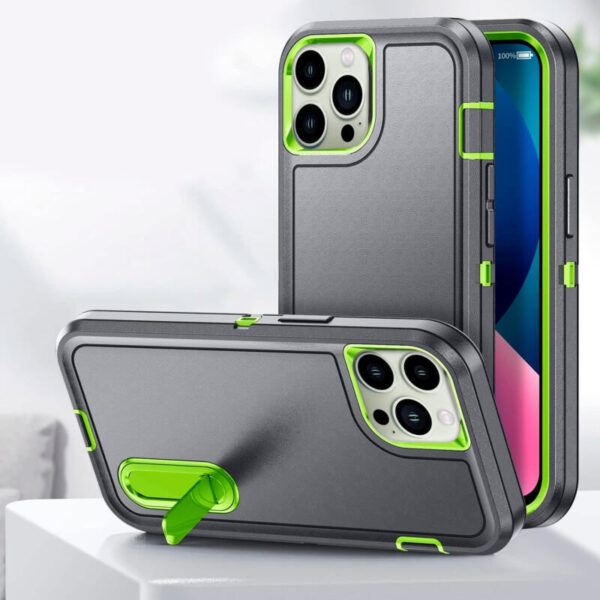 Hard case gris y verde - Imagen 2