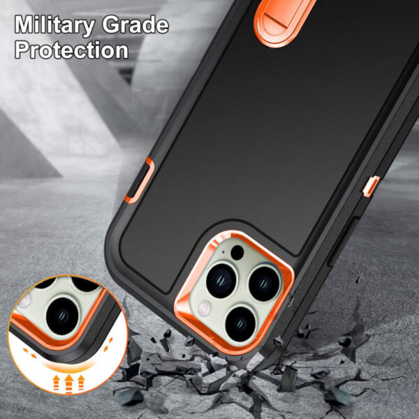 Hard case negro y naranja - Imagen 3