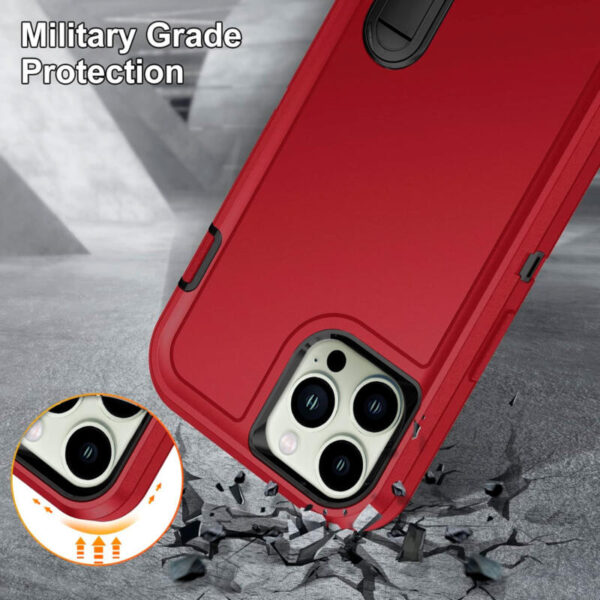 Hard case rojo y negro - Imagen 3