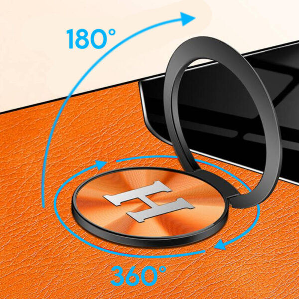 Leather Ring anaranjado - Imagen 4