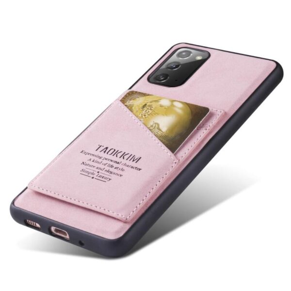 Pink Card Holder Leather case - Imagen 3