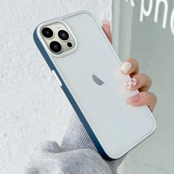 Clear Full Body case azul