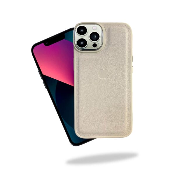 Textury Leather case blanco