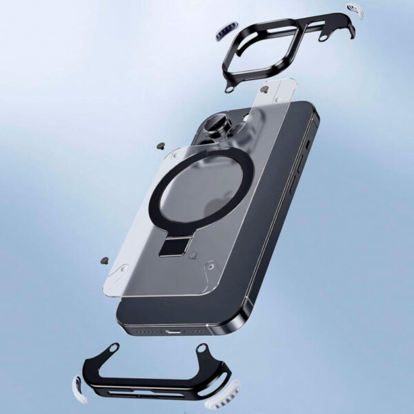 Magnetic Metal case negro - Imagen 2