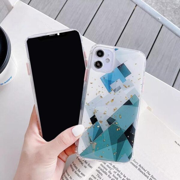 Glitter Shapes case verde - Imagen 3