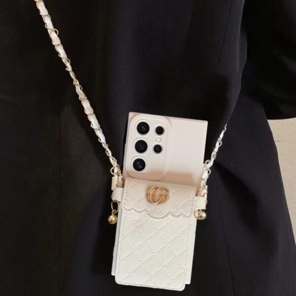 Leather Chain case blanco - Imagen 3