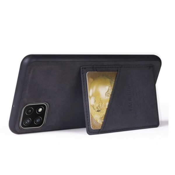 Black Card Holder Leather case - Imagen 2