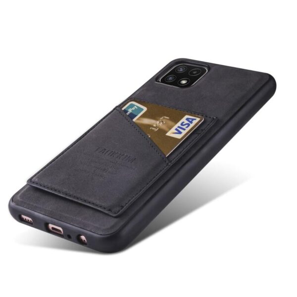 Black Card Holder Leather case - Imagen 3