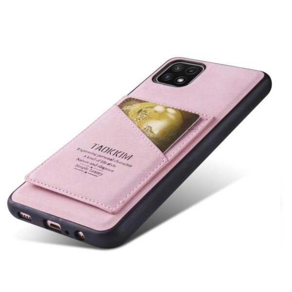 Pink Card Holder Leather - Imagen 3