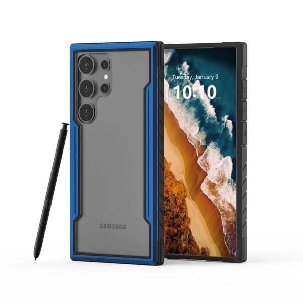 Metal Shield Defender case azul