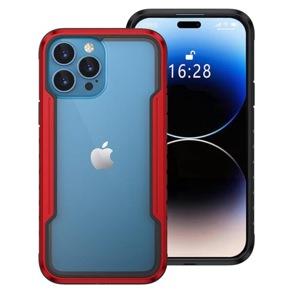 Metal Shield Defender case rojo