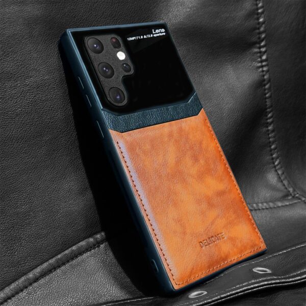Hybrid Leather case café