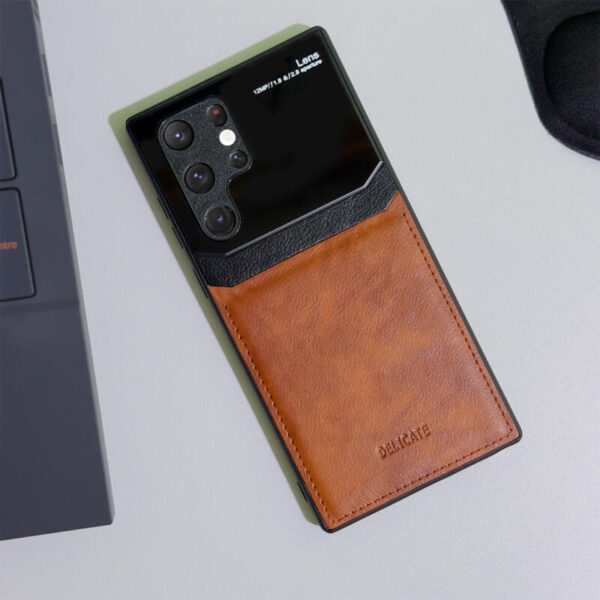 Hybrid Leather case café - Imagen 3