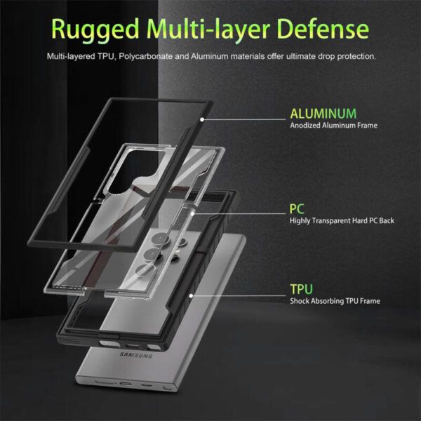 Metal Shield Defender case negro - Imagen 3
