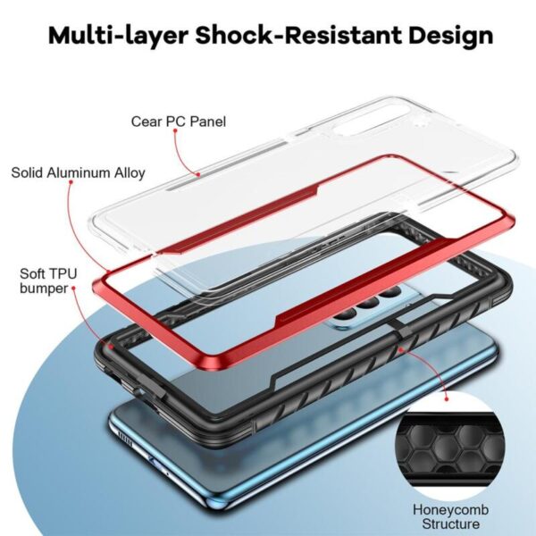 Metal Shield Defender case rojo - Imagen 3