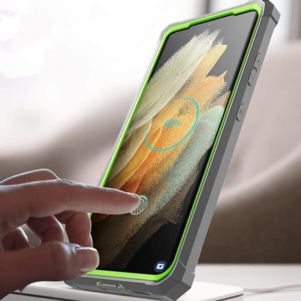 360° Guardian case gris con verde - Imagen 2